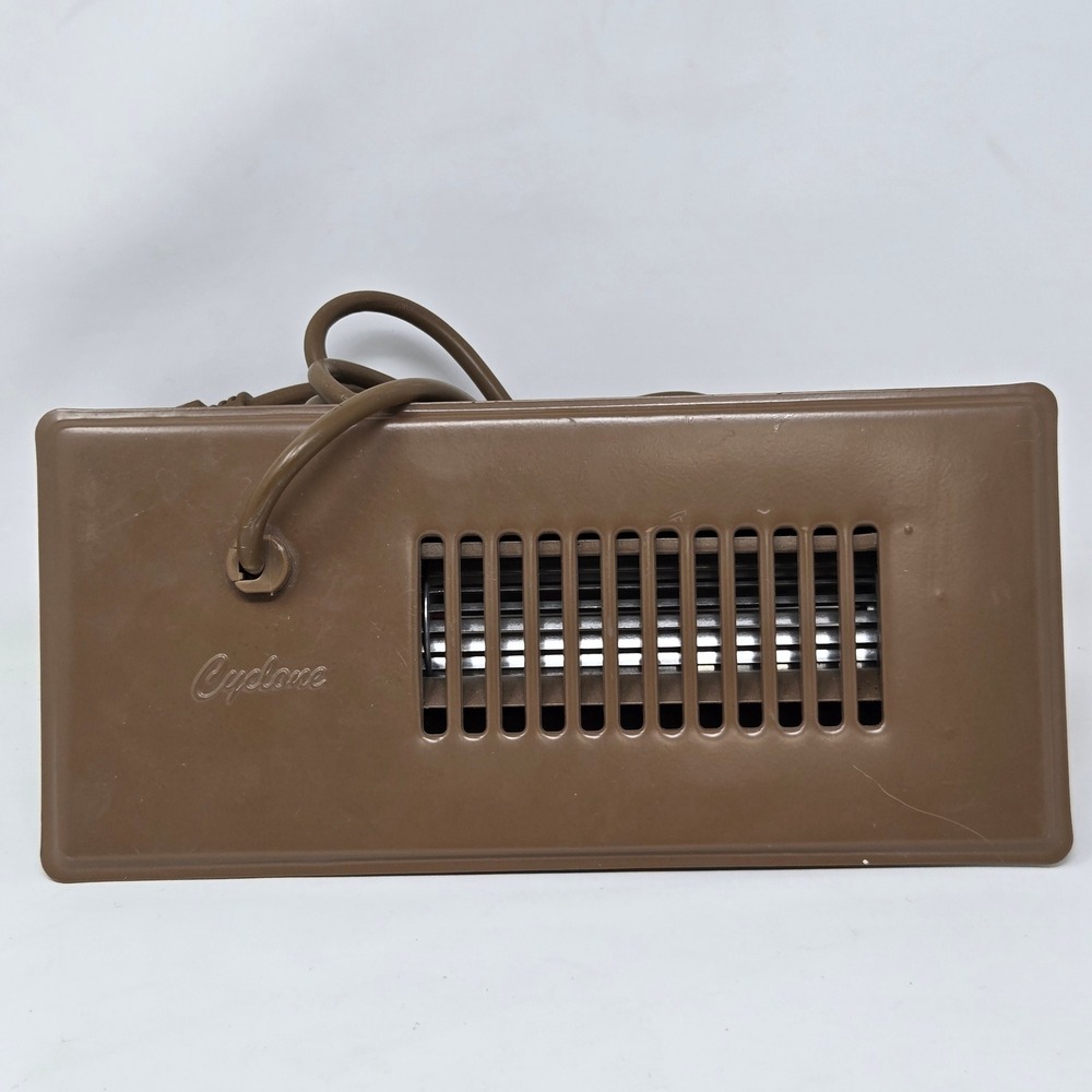 Cyclone Booster Fan CM-300 Brown Electric Register Vent Airflow Extender HVAC
